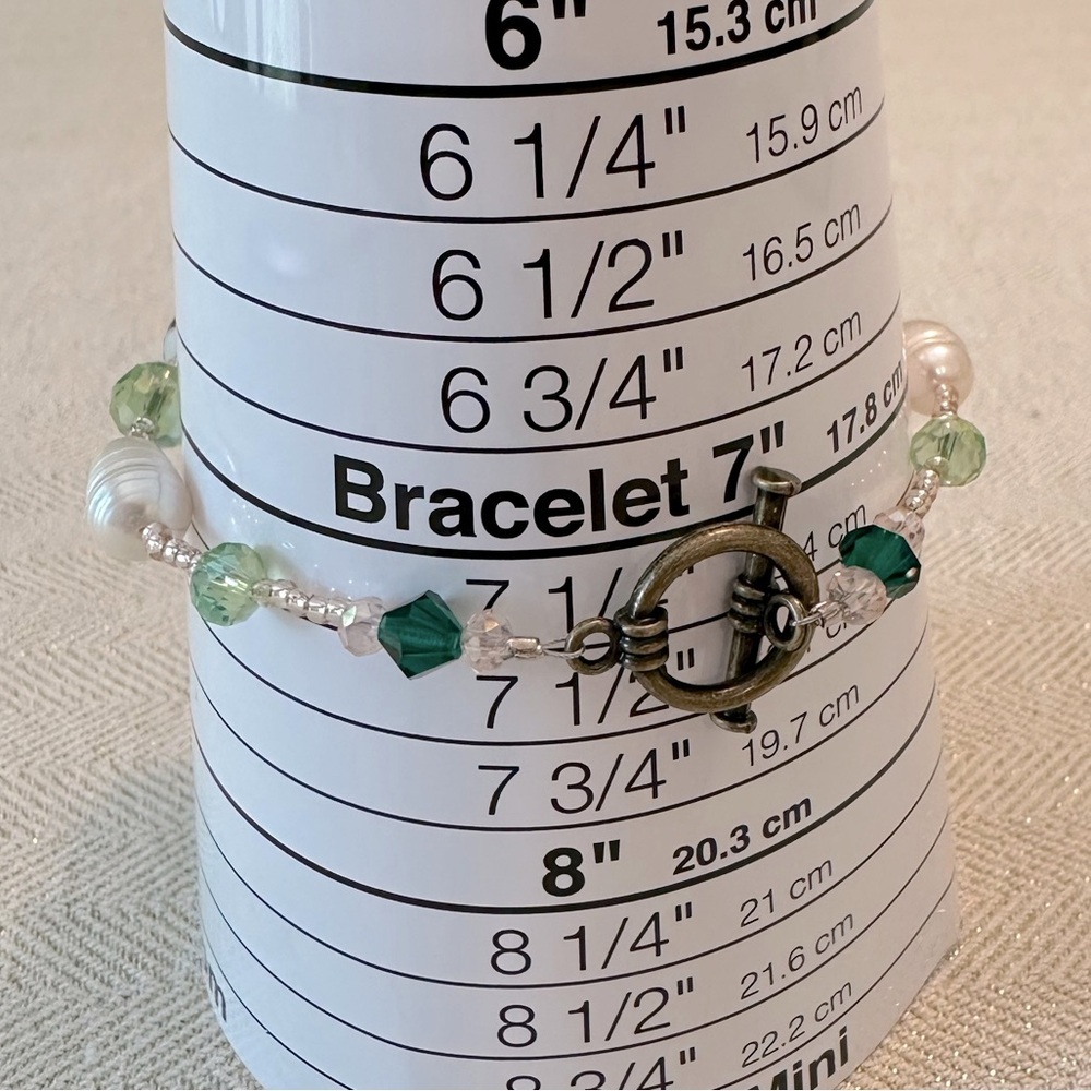 Handmade 2pc Necklace & Bracelet Set Enamel Butterfly Vintage Lamp Work Beads - Picture 3 of 16